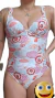 MAIO MEIA TAÇA ESTAMPADO DA SOL E AGUA - comprar online