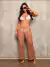 SAIDA CALÇA DE CROCHE MODELO 1 - valeriamodapraia