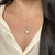 Colar Gota Delicada |Prata 950 & Green Gold| - comprar online