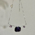 Choker Estelar |prata 950 & Ametistas| - loja online