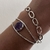 Bracelete Eye II |prata 950 & Ametista| - comprar online