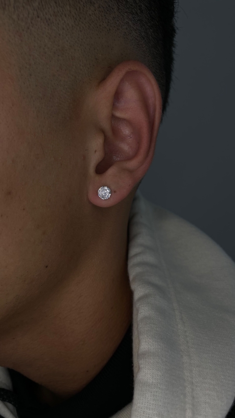 Brinco zircônia 5mm