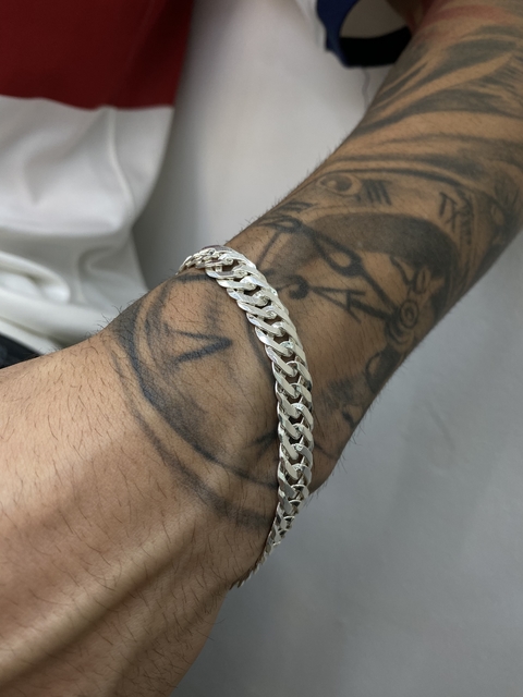 Pulseira elo duplo 10mm