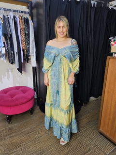 VESTIDO SEDA INDIANA MOARA