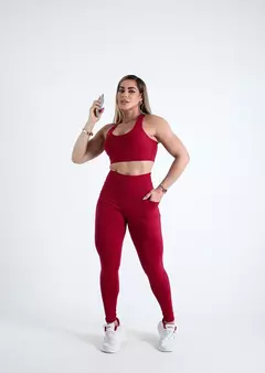 Conjunto fitness legging Bolso lateral Simone na internet