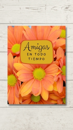 Cuaderno "Amigas flores"