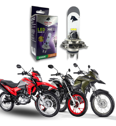 Lampada Moto H4 Super Led Efeito Xenon 8000k Titan Fan Cg - comprar online