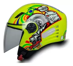 Capacete Fw3 X Open Turbo Brilhante na internet