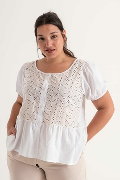 Camisa Broderie