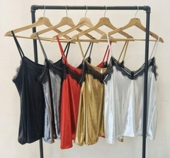 Blusa lencera Metalizada - comprar online