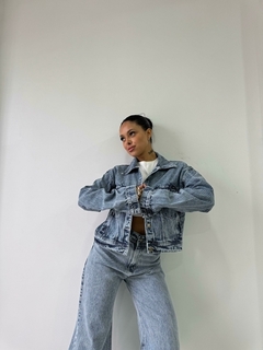 Campera de jeans rayas - comprar online