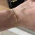 PULSEIRA PIASTRINI DIAMANTADA 1,5MM - BANHADO A OURO 18K - comprar online