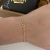 PULSEIRA RABO DE RATO 1MM - FECHO TRADICIONAL - BANHADO A OURO 18K - comprar online