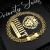 PULSEIRA ELO AMERICANO 8mm FECHO TRAVA DUPLA - BANHADO A OURO 18K - comprar online