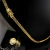 CORRENTE ELO AMERICANO 8mm FECHO TRAVA DUPLA - BANHADO A OURO 18K na internet