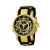 RELÓGIO S1 RALLY SILICONE DOURADO/FUNDO PRETO 0896
