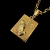 PINGENTE FÉ COM MÃO (G) BANHADO A OURO 18K - comprar online