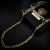 Imagem do CORRENTE CADEADO FECHO TRAVA DUPLA 6mm - BANHADO A OURO 18K
