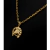 Kit Corrente Cadeado 2mm + Pingente Cavalo e Ferradura Banhados a Ouro 18k na internet