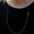 CORRENTE CADEADO 1.2MM - BANHADO A OURO 18K na internet