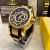 RELÓGIO S1 RALLY SILICONE DOURADO/FUNDO PRETO 0896 - comprar online