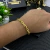 PULSEIRA CADEADO 6mm FECHO TRAVA DUPLA - BANHADO A OURO 18K - loja online