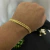 PULSEIRA ELO AMERICANO 8mm FECHO TRAVA DUPLA - BANHADO A OURO 18K - loja online