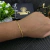 PULSEIRA CADEADO 2mm FECHO CANHÃO - BANHADO A OURO 18K - loja online