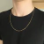 CORRENTE CARTIE OVAL 2,5MM - BANHADO A OURO 18K - loja online