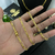 CORRENTE 3 POR 1 FECHO 4mm TRAVA DUPLA - BANHADO A OURO 18K na internet