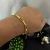 PULSEIRA TIJOLINHO 6mm FECHO TRAVA DUPLA - BANHADO A OURO 18K - loja online