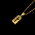 PINGENTE CRUCIFIXO PLAQUINHA VAZADA RETANGULAR BANHADO A OURO 18K - comprar online