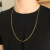 Imagem do CORRENTE 1 POR 1 - 3MM - BANHADO A OURO 18K