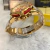 RELÓGIO MARVEL IRON MAN DOURADO/FUNDO DOURADO 25781 - loja online