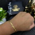 PULSEIRA 3 POR 1 (4mm) FECHO TRAVA DUPLA - BANHADO A OURO 18K - loja online