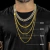 Imagem do CORRENTE 1 POR 1 FLAT - 2MM - BANHADO A OURO 18K