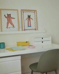 ESCRITORIO PLUS CON ESTANTE + MESA DE LUZ en internet