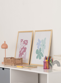CUADRO FLORES COLORES - tienda online