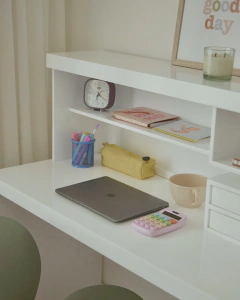 ESCRITORIO PLUS CON ALZADA + MESA DE LUZ - tienda online
