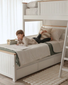 CAMA EN L POTTER CON CAJONES en internet