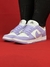 Nike dunk low Branco e roxo na internet