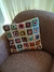 Capa Almofada Crochê Colorido - Granny Square - Vanessa Ferreira Ateliê