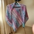Xale em crochê tons pastel - comprar online