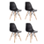 Silla Eames Comedor Living Diseño Moderno Madera Nordica