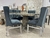 Juego de Comedor Mesa Cuadrada 1.40 X 1.40 Mt + 8 Sillas Tapizadas Lourdes Capitonee - comprar online