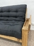 Futon Cama 3 Cuerpos Reforzado Patas 12 x 12 Cm Baul y Revistero - tienda online