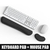 Descanso de Pulso e Kit Mouse Pad de Luxo