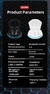 Fone de ouvido Gamer Lenovo GM2 Pro - Fone Bluetooth 5.3 com tecnologia de Redução de Ruído Inteligente