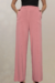 Calça pantalona moletinho com friso, elástico e passante cintura - comprar online