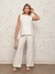 Imagem do Conjunto Alfaiataria Blusa Geométrica e Calça Pantalona